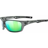 Uvex Sportstyle 232 Polarized Smoke Mat/Mirror Green Cene