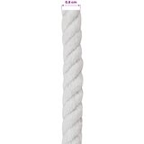  Konop Bijelo 0,8 x 0,8 x 50000 cm Pamuk | shoptok.hr