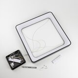  Brilagi - LED luster na sajli sa prigušivačem FALCON II LED/125W/230V 60x60 cm crna +daljinski upravljač | Eponuda.com