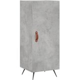  Visoka komoda siva betona 34,5x34x180 cm od konstruiranog drva | shoptok.hr