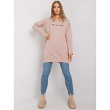 RUE PARIS Tunic-RV-TU-7201.43P-dark beige | shoptok.hr