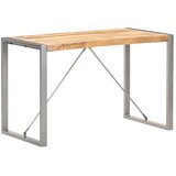  Blagovaonski stol od grubog masivnog drva manga 120x60x75 cm | shoptok.hr