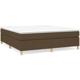 Maison Chic Box spring postelja - Vzmetna postelja z vzmetnico temno rjava 180x200 cm blago SL1826, (21910266) | Shoptok.si