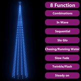  Stožasto božićno drvce sa 752 plave led žarulje 160 x 500 cm | shoptok.hr