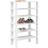 vidaXL Regal za čevlje bel 61x32x105 cm inženirski les Cene