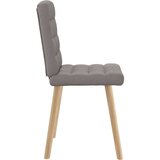  Jedilni stoli 6 kosov taupe blago, (21832395) | Shoptok.si