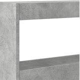 Ormarić za uzglavlje LED svjetlima boja betona 180x17x102 cm | shoptok.hr