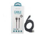 DEVIA USB Gracious Series Cable Lightning 2.4A crna | ePonuda.com