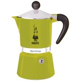 Bialetti Kuhalnik espresso Rainbow "6 skodelic" - Zelena Cene
