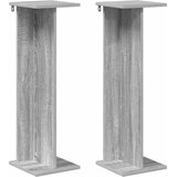  Stalak za biljke 2 pcs Sivi Sonoma 25 x 25,5 x 80,5 cm | shoptok.hr