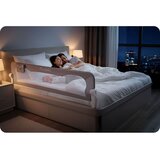 Nukido sigurnosna ograda za krevet, vrata, brava, 200 cm, siva | shoptok.hr