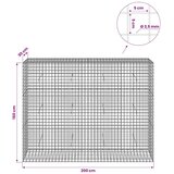  Gabion s žicom debljine 3 5 mm i mrežom 5x5 cm 200x30x150 cm - 30 cm 150 cm 200 cm | shoptok.hr