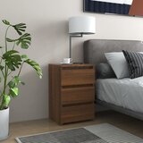 vidaXL Nočna omarica rjavi hrast 40x35x62,5 cm konstruiran les Cene