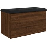  Klupa za pohranu boja hrasta 82x42x45 cm od konstruiranog drva | shoptok.hr