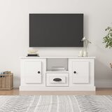The Living Store TV omarica visok sijaj bela 100x35,5x45 cm inženirski les - TV Omarica, (21374990) Cene
