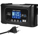 HTRC Pametni polnilec akumulatorjev, 12V/24V 20A visoka moč, vsestranska združljivost akumulatorjev, EU-vtič, (5000157683) | Shoptok.si