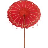  Suncobran Ostalo Crvena x 250 cm Pamuk i drvo | shoptok.hr