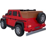  Licencirani auto na akumulator Mercedes Benz MAYBACH G650 4x4 - dvosjed - crveni | shoptok.hr