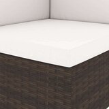 Poli Sekcijski kavč dvosed poli ratan rjav | Shoptok.si