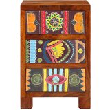 vidaXL Nočna omarica 40x40x60 cm Masivni les Akacija | Shoptok.si