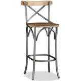 Furnova Barski stolček trden mangov les, (21949265) | Shoptok.si