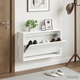  Ormar za cipele na zidu ZWOLLE 71 x 17 x 43 cm - Bijela visokog sjaja | shoptok.hr