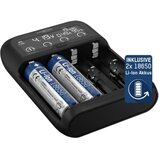 Ansmann Lithium 4 Universalladegerät mit 2x 18650 Akkuzellen (2600mAh) punjač litijev-ionski, LiFePO4, nikalj-metal-hidr Cijene