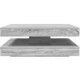 vidaXL Klubska mizica siva sonoma 90x90x34,5 cm | Shoptok.si
