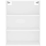  Visoka komoda bijela 69 5x34x180 cm konstruirano drvo | shoptok.hr