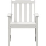 vidaXL vrtni jedilni stoli 6 kosov bela 65.5x55.5x88 cm HDPE | Shoptok.si