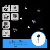 Aigostar LED solarni dekorativni lanac 50xLED/8 funkcija 10m 800mAh IP65 hladna bela Cene