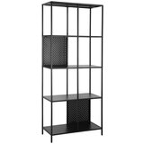 Støraa Črn kovinski regal 75x180 cm Charleston – | Shoptok.si