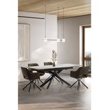 Marckeric Proširiv blagovaonski stol s dodatnom pločom s keramičkom daskom 89,5x160 cm Belma – | shoptok.hr