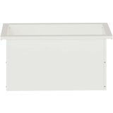  Vrtna posuda za sadnju s LED svjetlom Bijela 30 x 60 x 30 cm | shoptok.hr