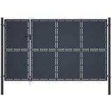  Vrtna vrata iz jekla 350x200 cm antracitna | Shoptok.si