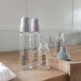 Bibs Baby Glass Bottle 225 ml steklenička za dojenčke Mauve 225 ml | Shoptok.si