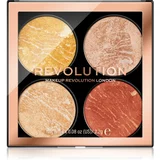 Revolution Cheek Kit paletka visoko pigmentiranih osvetljevalecv in bronzerjev 8,8 g odtenek Make It Count