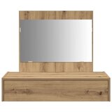 vidaXL Artisan hrast Drvo 83 x 40 x 70 cm Ogledalo Toaletni stol | shoptok.hr