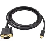 Mini DP M. na VGA M. Kabl 1080p MDP2VGA