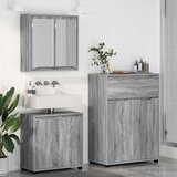  Set namještaja za kupaonicu 3 kom. Siva Sonoma | shoptok.hr