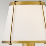  Hinkley HK-CLARKE1-DBR-OW - Zidna lampa CLARKE 1xE27/40W/230V mesing/bela | Eponuda.com