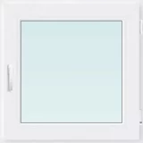 SOLID ELEMENTS PVC prozor bez kvake (80 x 90 cm, Smjer otvaranja: Desno, Bijela)