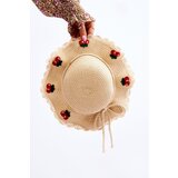  Children's Hat With Cherries Beige | ePonuda.com