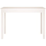  Blagovaonski stol bijeli 110 x 55 x 75 cm od masivne borovine | shoptok.hr