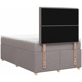  Boxspring krevet s madracem Sivosmeđa 120 x 190 cm Tkanina | shoptok.hr