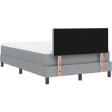  Postelja z vzmetnico z vzmetnico Svetlo siva 120 x 200 cm blago, (5000126207) | Shoptok.si