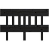  Uzglavlje za krevet crni 203,5x3x81 cm od masivne borovine | shoptok.hr