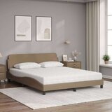 vidaXL Krevet s madracem cappuccino 160x200 cm od umjetne kože | shoptok.hr