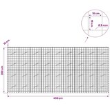  Gabion s žicom debljine 5 mm i mrežom 10x10 cm 450x10x200 cm - 10 cm 200 cm 450 cm | shoptok.hr