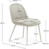 Kave Home Bež blagovaonska stolica Aimin – | shoptok.hr
